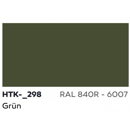 Acrylic Paint for Airbrush - Grun #RAL 840R - 6007 (17ml)