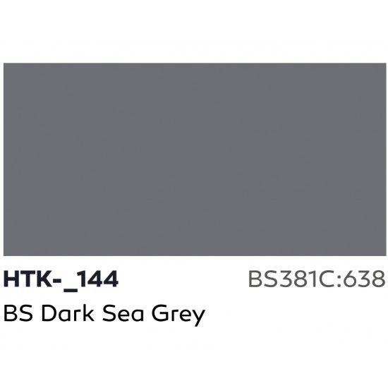 Acrylic Paint for Brush - BS Dark Sea Grey #BS381C:638 (17ml)
