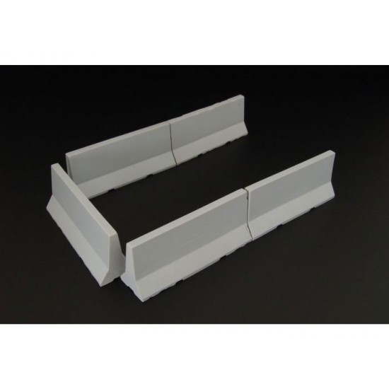 1/48 Modern Concrete Road Barriers