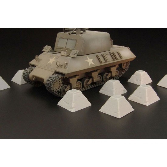 1/72 Dragon's Teeth (fortification) Tank Traps