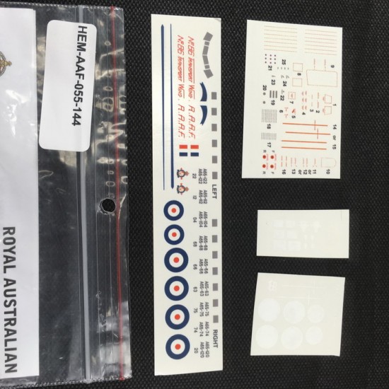 RAAF Decals for 1/144 Douglas C-47 Dakota 86 Transport Wing - Late 40s & Early 50s
