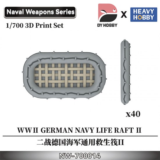 1/700 WWII German Navy Life Raft II