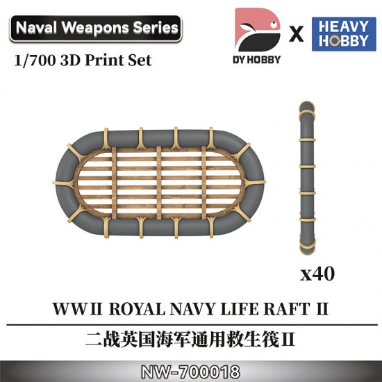 1/700 WWII Royal Navy Life Raft II