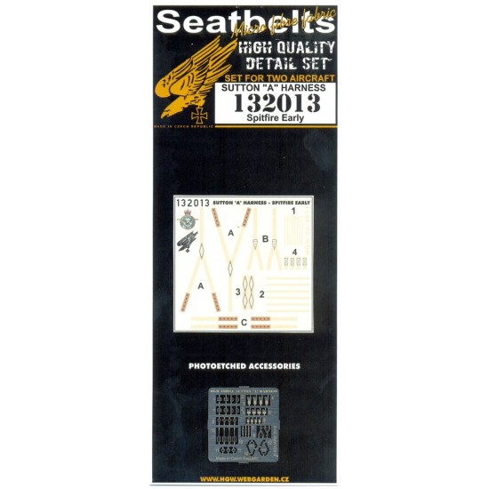 1/32 Supermarine Spitfire (Early) Seatbelts for Tamiya kit