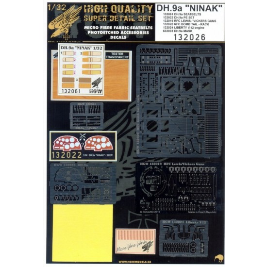 1/32 DH.9a NINAK Super Detail Set for Wingnut Wings kit