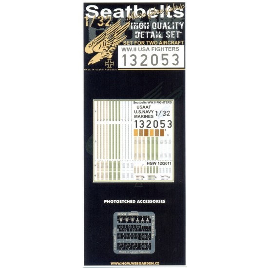 1/32 WWII US Fighters Seatbelts