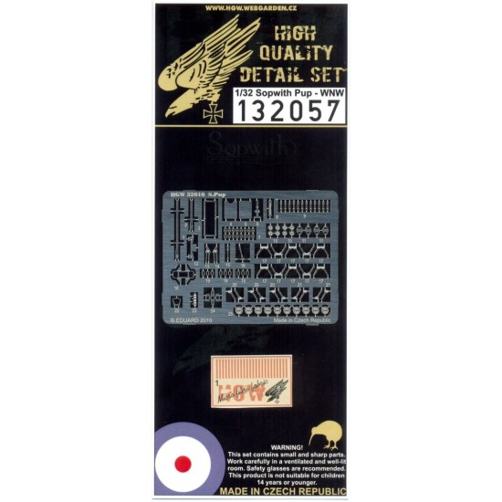 1/32 Sopwith Pup Detail-up Set for Wingnut Wings kit