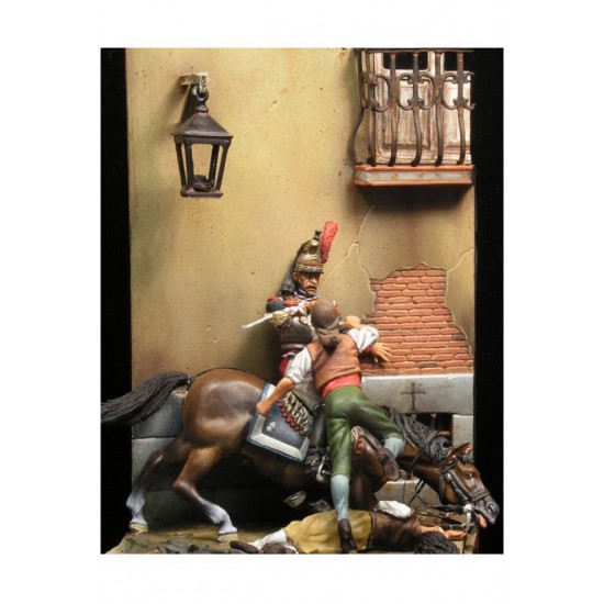 54mm Scale Madrid People Uprising Against French Troops, May 1808 (2 figures)