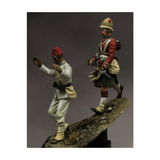 54mm Scale The Battle of Tel el-Kebir 1882 (2 metal figures)