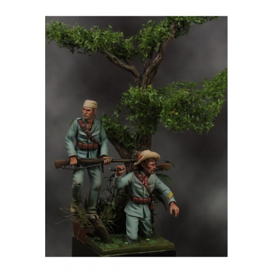 54mm Scale Spanish Army, Philippines 1896 (metal figure)