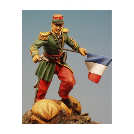 54mm Scale Zouaves French Officer 1841