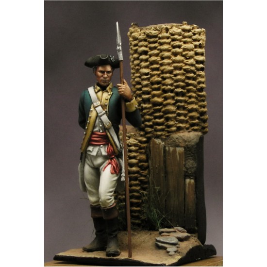 54mm Scale Continental Army Infantry Officer 1780