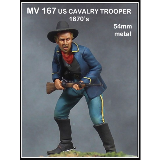 54mm US Cavalry 1870s #1 (metal figure)