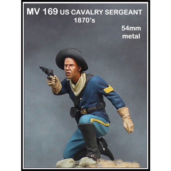 54mm US Cavalry 1870s #3 (metal figure)