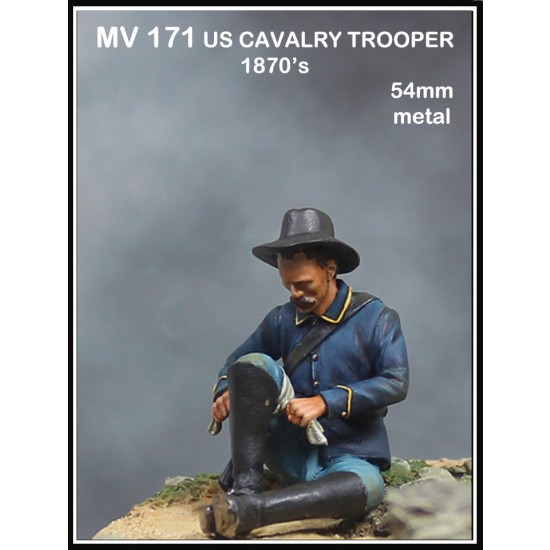 54mm US Cavalry 1870s #5 (metal figure)