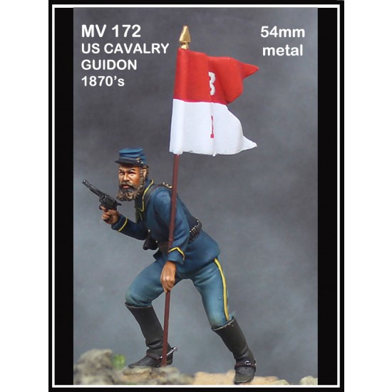 54mm US Cavalry 1870s #6 (metal figure)