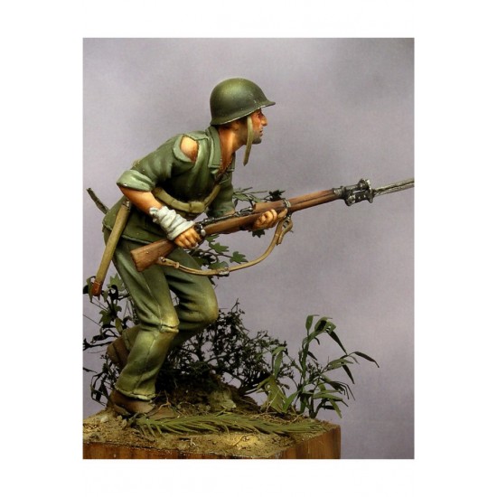 54mm Scale USMC Guadalcanal Battle 1942 (metal figure)