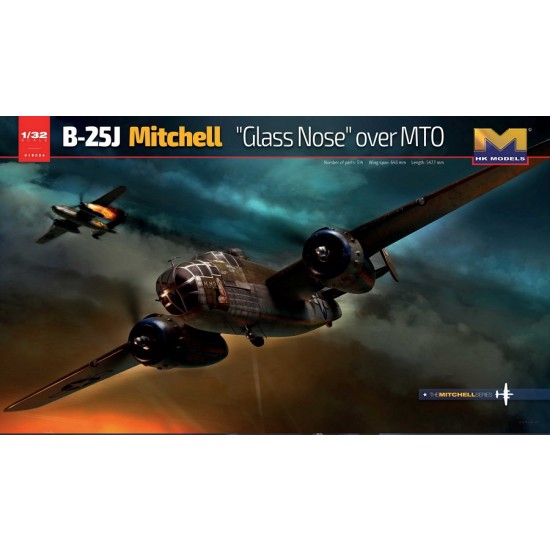 1/32 North American B-25J Mitchell "Glass Nose" over MTO