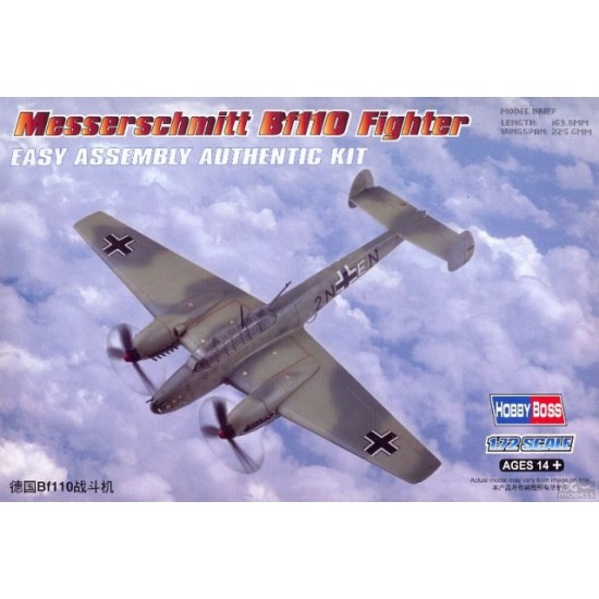 1/72 Messerschmitt Bf110 Fighter