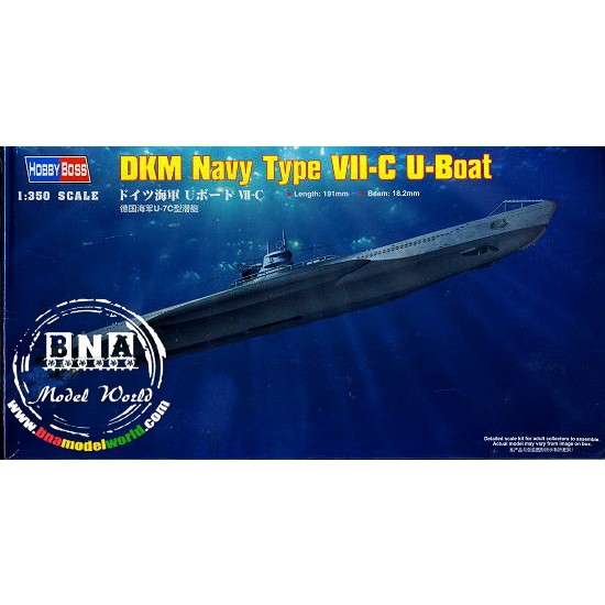 1/350 DKM Navy Type VII-C U-Boat
