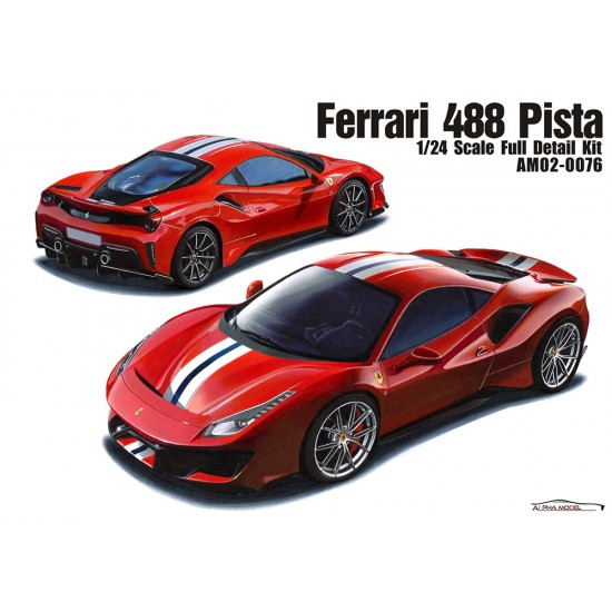 1/24 Ferrari 488 Pista Sports Car