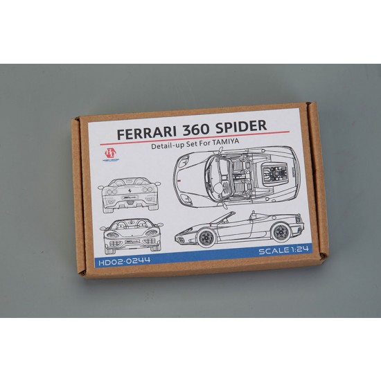 1/24 Ferrari 360 Spider Detail-up Set for Tamiya kit (Photoetch+Resin parts)