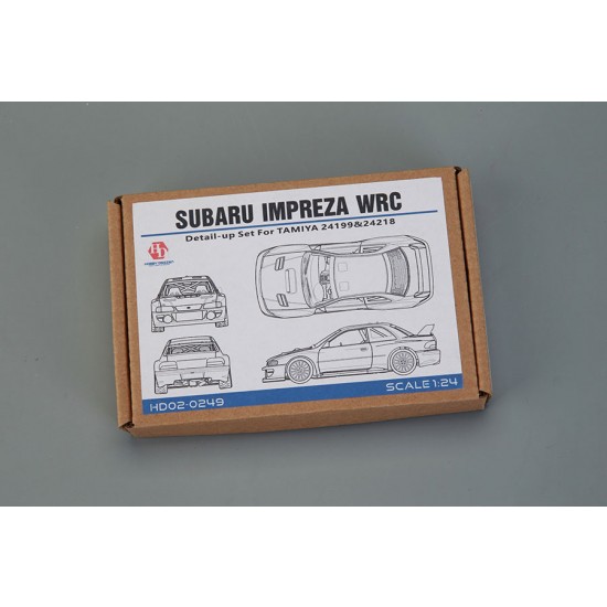 1/24 Subaru Impreza WRC 1998 Detail-up Set for Tamiya kit (PE+Resin+Metal parts)