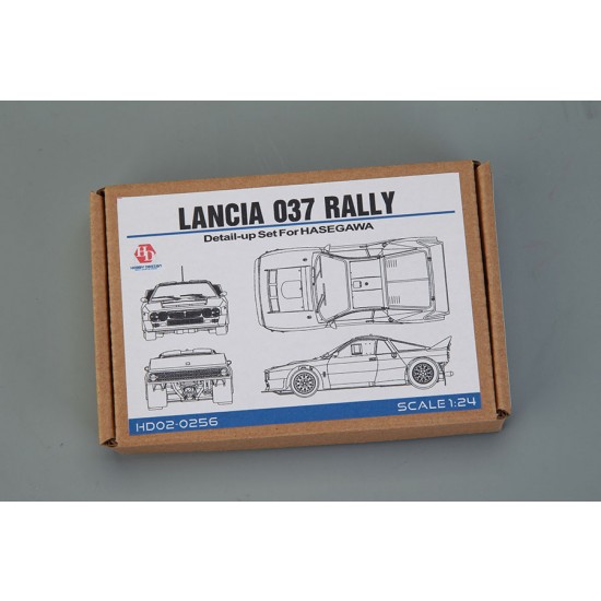 1/24 Lancia 037 Rally Detail-up Set for Hasegawa (PE+Resin+Metal parts)