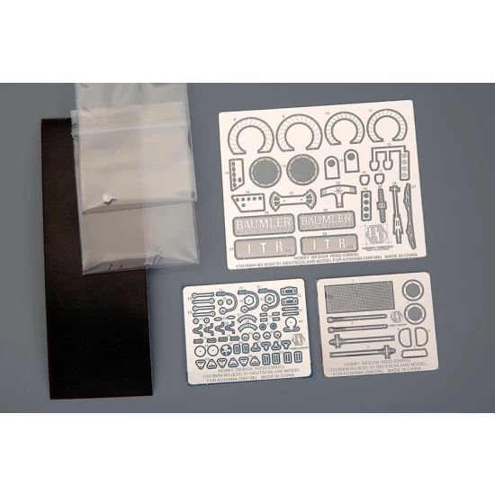 1:24 BMW M3 (E30) 1991 Deutschland Model Detail-up Set for Aoshima kit #098196