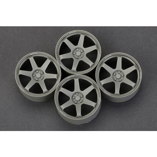 1/18 20inch TE37 Wheels Set (4 Wheel Rims)