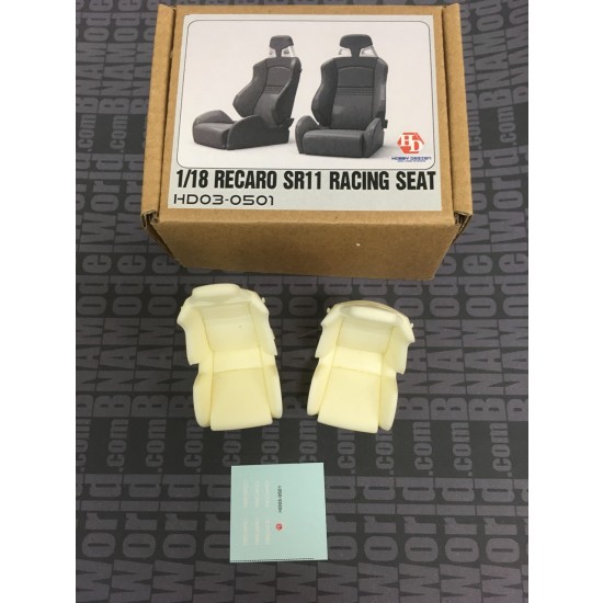 1/18 Recaro SR11 Racing Seats (Resin+Decals)