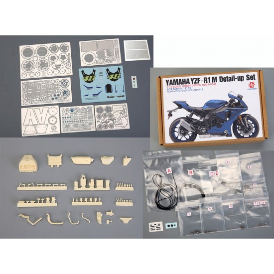Tamiya 300014133 Yamaha YZF-R1M Maquette de moto 1:12 Tamiya 300014133 Yamaha YZF-R1M Maquette de moto 1:12