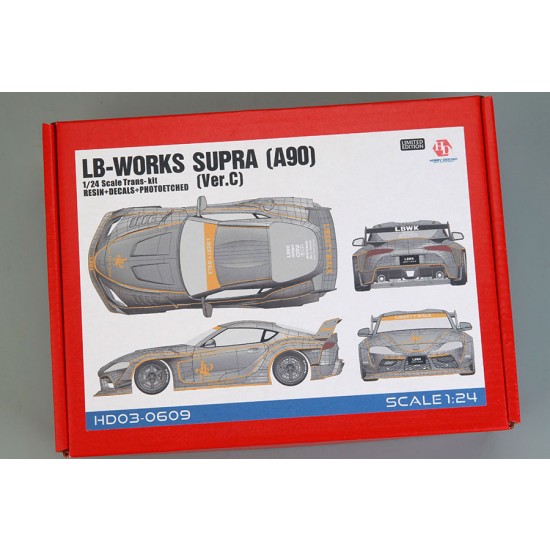 1/24 LB-Works Supra (A90) Ver.C Full Detail Kit