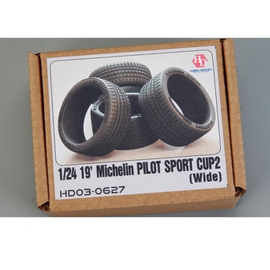 1/24 19' Michelin Pilot Sport Cup 2 Tyres #Wide