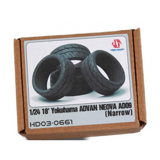1/24 18' Yokohama Advan Neova AD09 Tyres (Narrow)
