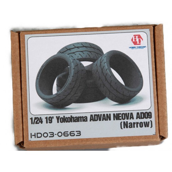 1/24 19' Yokohama Advan Neova AD09 Tyres (Narrow)