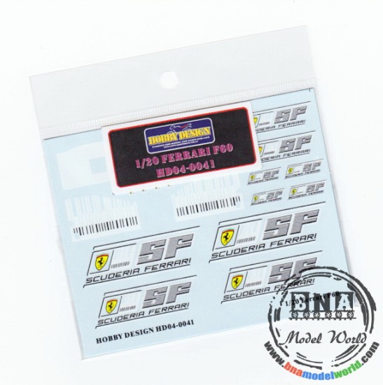 Decals for 1/20 Ferrari F60