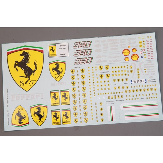 Decal for 1/24 Ferrari Logo (B) (#HD04-0188) - BNA Model World