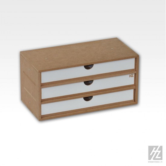 Drawers Module - 3 Drawers (Dimensions: 30cm x 15cm x 15 cm)