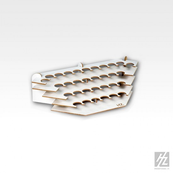Corner Paint Stand (Diameter: 26mm, Dimensions: 28cm x 28cm x 9.5cm)