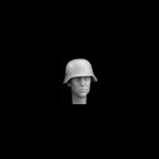 1/35 Head with WWII German Steel Helmet Vol. 5