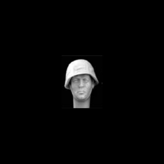 1/35 Head with WWII German Army Helmet/Cover Vol. 1
