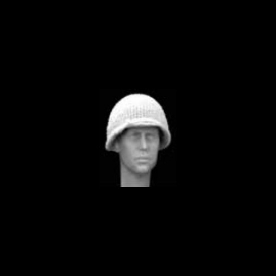1/35 Head with US M1 Helmet with Netting Vol. 3