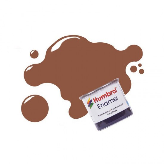 Enamel Paint - Brick Red Matte (14ml)
