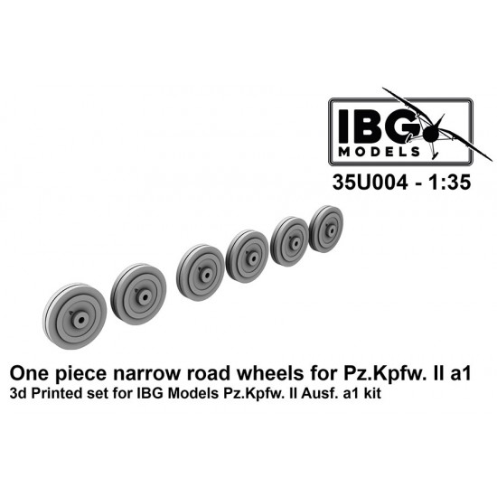 1/35 One-piece Narrow Road Wheels for IBG Pz.Kpfw. II Ausf. a1