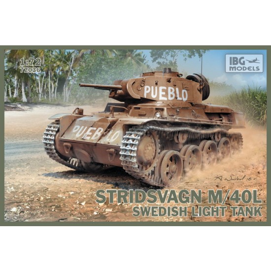 1/72 Swedish Light Tank Stridsvagn m/40 L