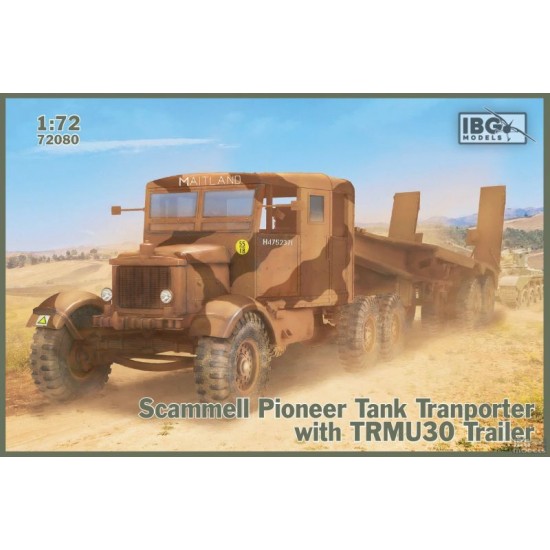 1/72 Scammell Pioneer Tank Transporter with TRUCU30 Trailer