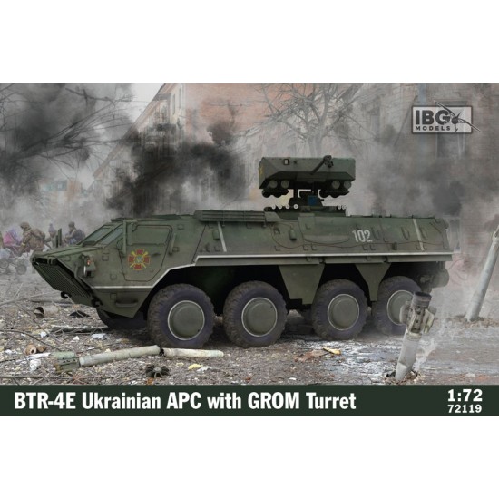 1/72 Ukrainian BTR-4E APC with GROM Turret