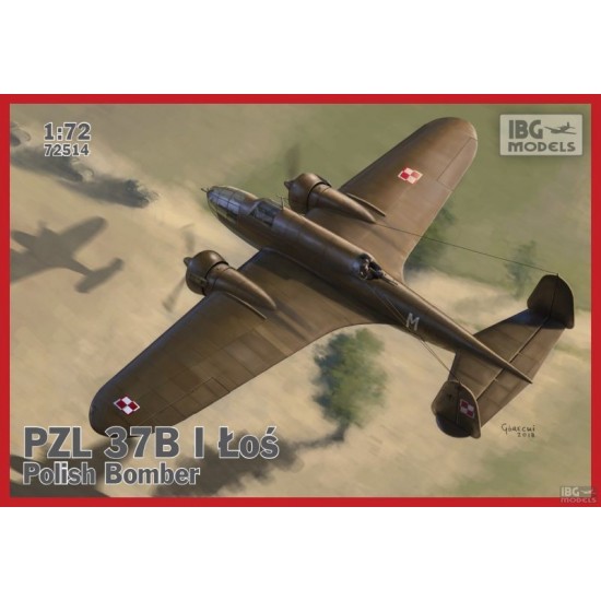 1/72 Polish PZL 37B I LOS Medium Bomber