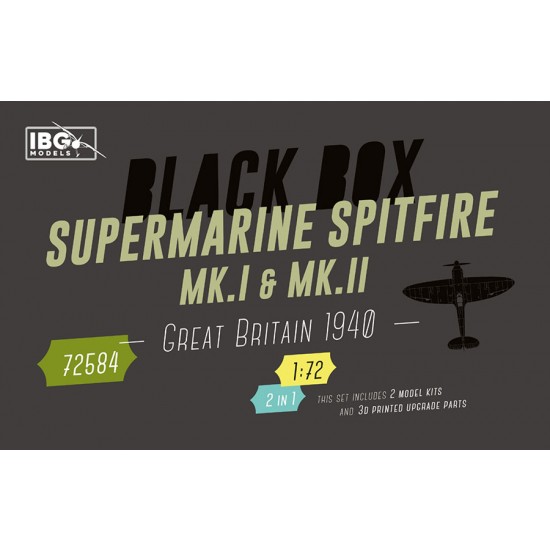 1/72 Supermarine Spitfire Mk.I Mk.II, Great Britain 1940 [Black Box Edition]